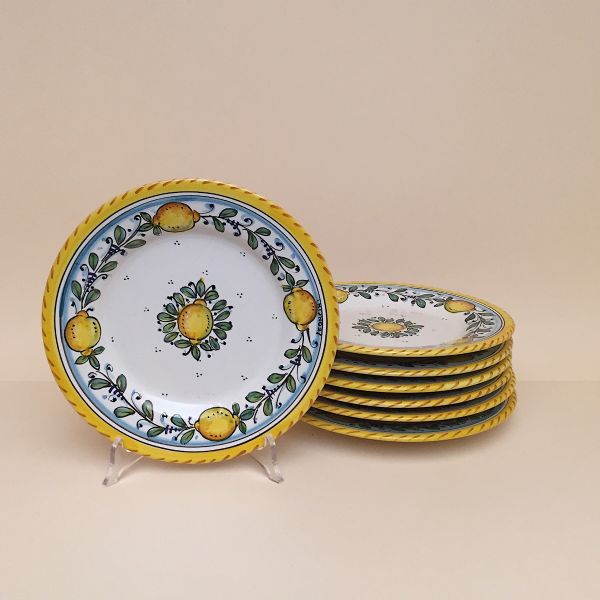 SET OF FRUIT/DESSERT PLATES CM.22D, DESIGN: Limoncini